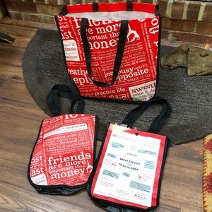 🔥 4/$25 Lululemon Tote Bags: 1 Large 2 Small 🎉🔴